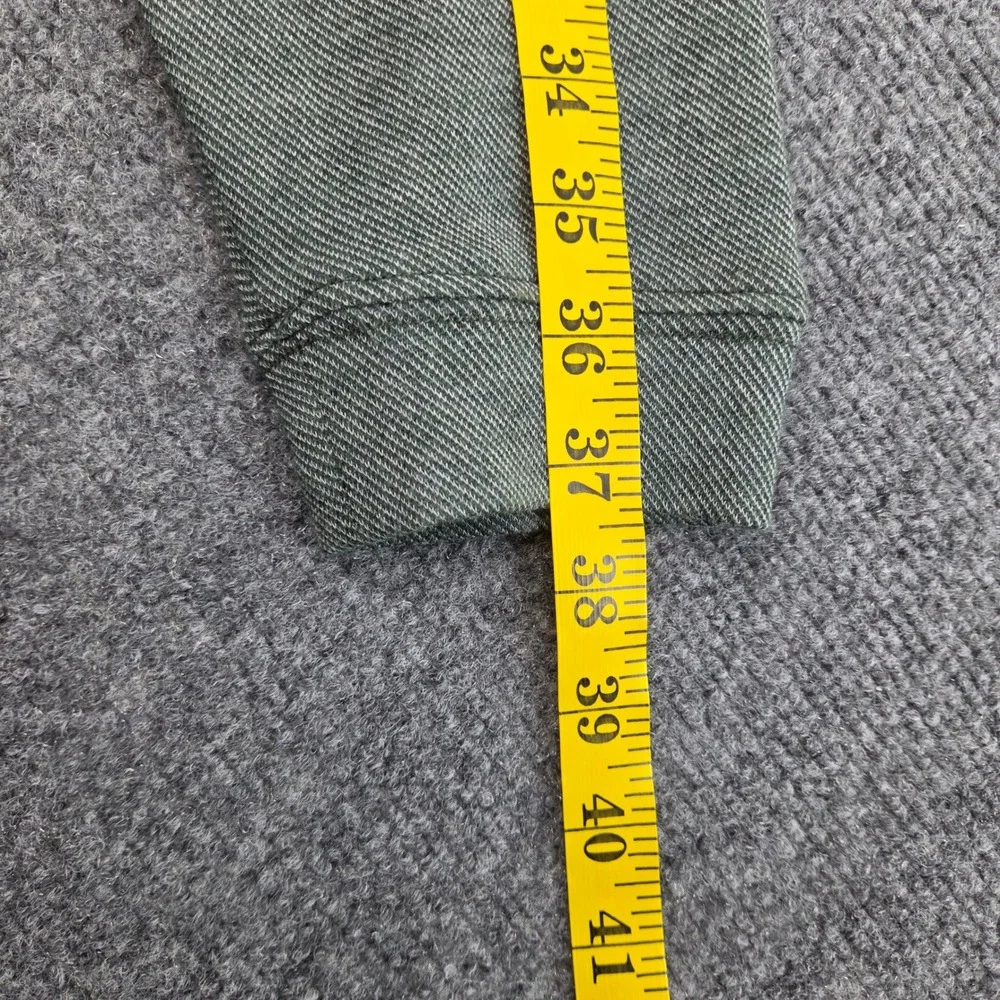 Johnnie-O 1/4 Zip Pullover Mens M Green Merino Wool Cashmere Sweater Preppy